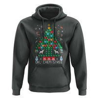 Christmas Chemistry Teacher Hoodie Oh Chemistree Laboratory Lab Tech Teacher Xmas Gift TS10