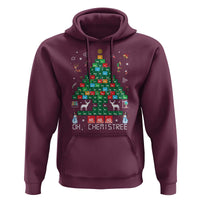 Christmas Chemistry Teacher Hoodie Oh Chemistree Laboratory Lab Tech Teacher Xmas Gift TS10