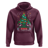 Christmas Chemistry Teacher Hoodie Oh Chemistree Laboratory Lab Tech Teacher Xmas Gift
