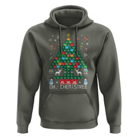 Christmas Chemistry Teacher Hoodie Oh Chemistree Laboratory Lab Tech Teacher Xmas Gift