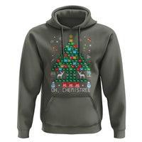 Christmas Chemistry Teacher Hoodie Oh Chemistree Laboratory Lab Tech Teacher Xmas Gift TS10