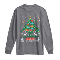 Christmas Chemistry Teacher Long Sleeve Shirt Oh Chemistree Laboratory Lab Tech Teacher Xmas Gift TS10