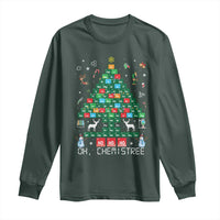 Christmas Chemistry Teacher Long Sleeve Shirt Oh Chemistree Laboratory Lab Tech Teacher Xmas Gift TS10