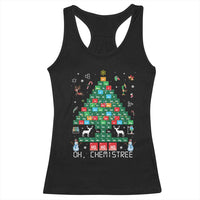 Christmas Chemistry Teacher Racerback Tank Top Oh Chemistree Laboratory Lab Tech Teacher Xmas Gift TS10