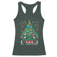 Christmas Chemistry Teacher Racerback Tank Top Oh Chemistree Laboratory Lab Tech Teacher Xmas Gift TS10