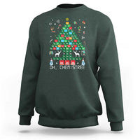 Christmas Chemistry Teacher Sweatshirt Oh Chemistree Laboratory Lab Tech Teacher Xmas Gift TS10