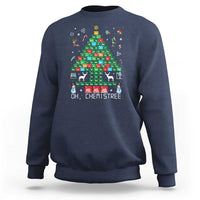 Christmas Chemistry Teacher Sweatshirt Oh Chemistree Laboratory Lab Tech Teacher Xmas Gift TS10