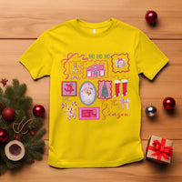 Pink Christmas T Shirt Old Xmas Vintage Pink Santa Claus - Wonder Print Shop