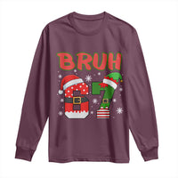 67 Christmas Long Sleeve Shirt Six Seven Bruh Funny Boys Kids Meme Pajamas Gen Alpha Slang - Wonder Print Shop