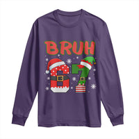 67 Christmas Long Sleeve Shirt Six Seven Bruh Funny Boys Kids Meme Pajamas Gen Alpha Slang - Wonder Print Shop