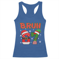 67 Christmas Racerback Tank Top Six Seven Bruh Funny Boys Kids Meme Pajamas Gen Alpha Slang - Wonder Print Shop