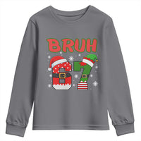 67 Christmas Youth Sweatshirt Six Seven Bruh Funny Boys Kids Meme Pajamas Gen Alpha Slang - Wonder Print Shop