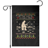 Funny Christmas Ice Fishing Garden Flag Merry Fishmas Fish Fishing Ugly Xmas - Wonder Print Shop