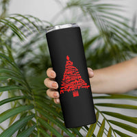 Funny Guns Christmas Skinny Tumbler 2nd Amendment Xmas Tree Gun Lovers - Wonder Print Shop
