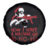 Now I Have A Machine Gun Spare Tire Cover Funny Retro Christmas 90s Movie Santa Gun Lovers - Wonder Print Shop