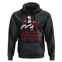 Now I Have A Machine Gun Hoodie Funny Retro Christmas 90s Movie Santa Gun Lovers - Wonder Print Shop