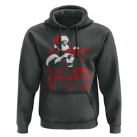 Now I Have A Machine Gun Hoodie Funny Retro Christmas 90s Movie Santa Gun Lovers - Wonder Print Shop