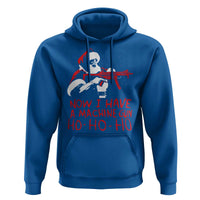 Now I Have A Machine Gun Hoodie Funny Retro Christmas 90s Movie Santa Gun Lovers - Wonder Print Shop