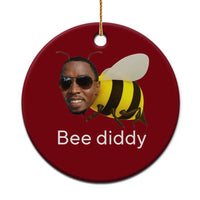 Bee Diddy Ceramic Ornament Funny Weirdcore Dark Humor Internet Memes Gen-Z - Wonder Print Shop