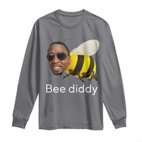 Bee Diddy Long Sleeve Shirt Funny Weirdcore Dark Humor Internet Memes Gen-Z - Wonder Print Shop
