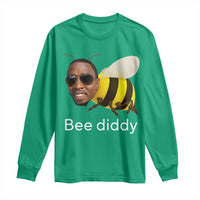 Bee Diddy Long Sleeve Shirt Funny Weirdcore Dark Humor Internet Memes Gen-Z - Wonder Print Shop