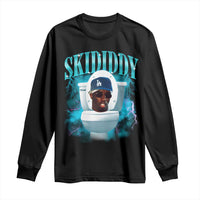 Funny Diddy Long Sleeve Shirt Diddy Skibidi Toilet Bootleg Meme - Wonder Print Shop