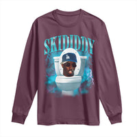 Funny Diddy Long Sleeve Shirt Diddy Skibidi Toilet Bootleg Meme - Wonder Print Shop
