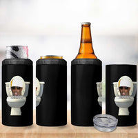 Funny Diddy 4 in 1 Can Cooler Tumbler Diddy Skibidi Toilet Meme - Wonder Print Shop