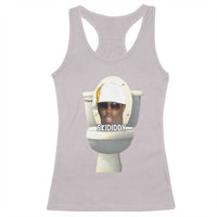 Funny Diddy Racerback Tank Top Diddy Skibidi Toilet Meme - Wonder Print Shop