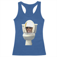 Funny Diddy Racerback Tank Top Diddy Skibidi Toilet Meme - Wonder Print Shop