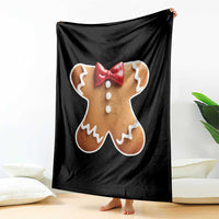 Gingerbread Man Throw Blanket Christmas Cookie Costume - Wonder Print Shop