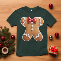 Gingerbread Man T Shirt Christmas Cookie Costume - Wonder Print Shop