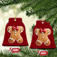 Gingerbread Man Ceramic Ornament Christmas Cookie Costume - Wonder Print Shop