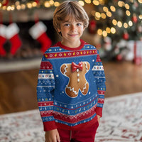 Gingerbread Man Hanukkah Ugly Sweater Christmas Cookie Costume - Wonder Print Shop