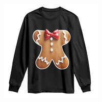 Gingerbread Man Long Sleeve Shirt Christmas Cookie Costume - Wonder Print Shop