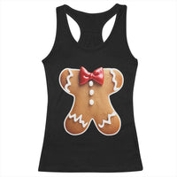 Gingerbread Man Racerback Tank Top Christmas Cookie Costume - Wonder Print Shop