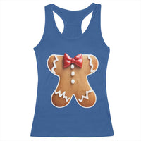 Gingerbread Man Racerback Tank Top Christmas Cookie Costume - Wonder Print Shop
