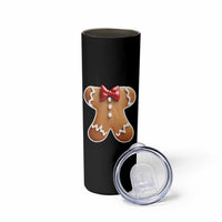 Gingerbread Man Skinny Tumbler Christmas Cookie Costume - Wonder Print Shop