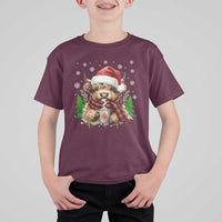 Christmas Cow T Shirt For Kid Funny Highland Cow Western Farmer Gift - Wonder Print Shop