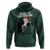 Christmas Cow Hoodie Funny Moo Ry Christmas Farmer Gift - Wonder Print Shop