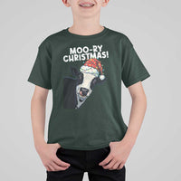 Christmas Cow T Shirt For Kid Funny Moo Ry Christmas Farmer Gift - Wonder Print Shop