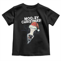 Christmas Cow Toddler T Shirt Funny Moo Ry Christmas Farmer Gift - Wonder Print Shop