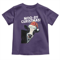 Christmas Cow Toddler T Shirt Funny Moo Ry Christmas Farmer Gift - Wonder Print Shop