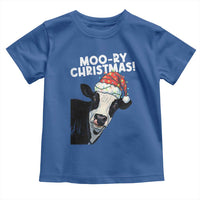 Christmas Cow Toddler T Shirt Funny Moo Ry Christmas Farmer Gift - Wonder Print Shop