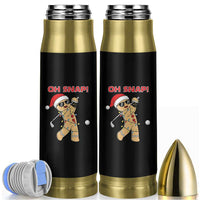 Oh Snap Gingerbreadman Golfer Bullet Tumbler Funny Golf Christmas Golfing Pajamas - Wonder Print Shop