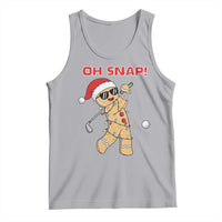Oh Snap Gingerbreadman Golfer Tank Top Funny Golf Christmas Golfing Pajamas - Wonder Print Shop