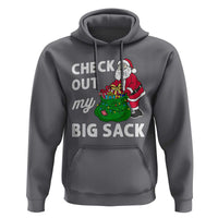Retro Funny Santa Hoodie Christmas Joke Check Out My Big Sack - Wonder Print Shop