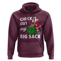 Retro Funny Santa Hoodie Christmas Joke Check Out My Big Sack - Wonder Print Shop