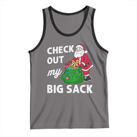 Retro Funny Santa Tank Top Christmas Joke Check Out My Big Sack - Wonder Print Shop