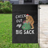 Santa Bigfoot Christmas Garden Flag Funny Sasquatch Xmas Joke - Wonder Print Shop